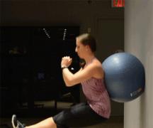 Какие упражнения делать на мяче для похудения